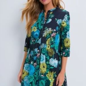Tuckernuck Black Verdant Shirtdress